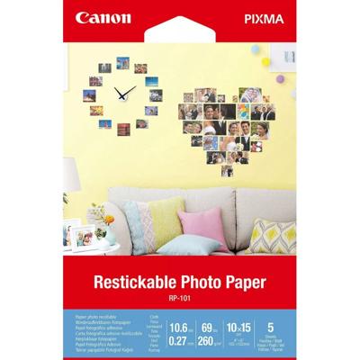 Canon RP-101 verwijderbare fotostickers, 10 x 15 cm - 5 vel