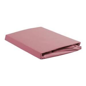 Ambiante Cotton Uni Hoeslaken 180 x 210/220 cm - Roze