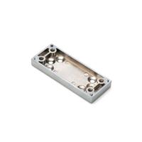 DX - Onderlegplaat smal t.b.v. RBM zamac F1 aluminium finish - thumbnail