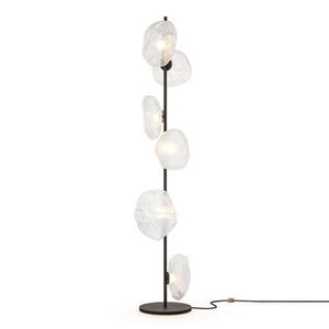 Bocci 72.6 Vloerlamp - Transparant - Zwarte base