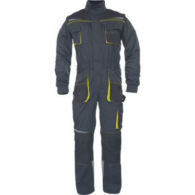 Cerva Emerton Stretch Overall 03560023 Zwart/Geel | Kleur Zwart/Geel | Maat 48 - 8591806313590