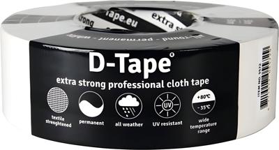 Tape permanent wit 50mmx50m - Deltafix