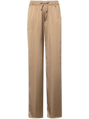 Herno pantalon ample à taille haute - Marron