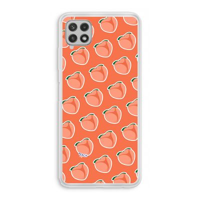 Just peachy: Samsung Galaxy A22 4G Transparant Hoesje