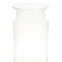 Flesvormige bloemenvaas glas 30cm - Vazen - thumbnail