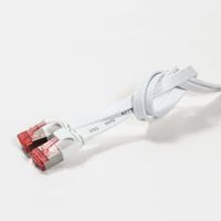 LogiLink CF2081S RJ45 Netwerkkabel, patchkabel CAT 6 U/FTP 7.50 m Wit Vergulde steekcontacten 1 stuk(s) - thumbnail