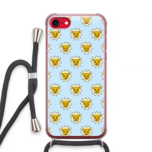 Leeuwenkoppen: iPhone SE 2020 Transparant Hoesje met koord