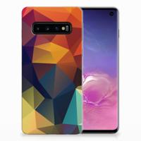 Samsung Galaxy S10 | TPU Hoesje | Polygon Color