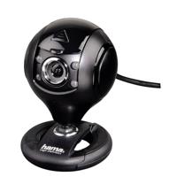 Hama HD-webcam 1280 x 720 Pixel Standvoet, Klemhouder