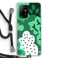 Bushes: Oppo A95 5G Transparant Hoesje met koord