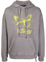 Ksubi hoodie à logo imprimé - Tons neutres