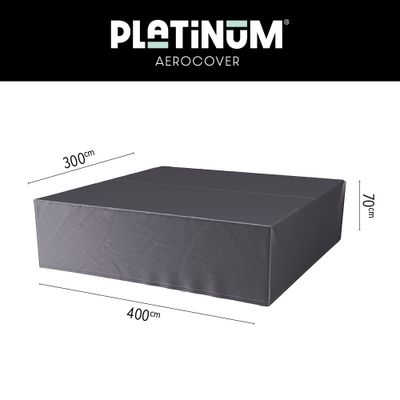 Platinum Aerocover loungesethoes 400x300x70 cm.