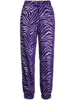 Genny pantalon slim à motif zèbre - Violet