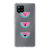 Smiley watermeloen: Samsung Galaxy A42 5G Transparant Hoesje