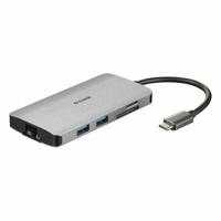USB-HUB C D-Link DUB-M810 Zilverkleurig 100 W