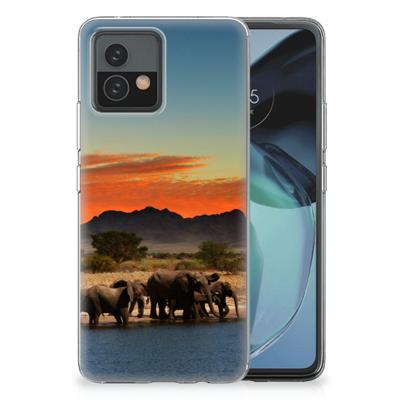 Motorola Moto G72 | TPU Hoesje | Olifanten