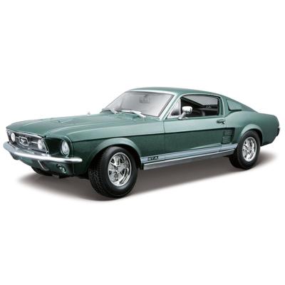 Modelauto Ford Mustang - groen - 1967 - schaal 1:18 - auto schaalmodel - speelgoedauto