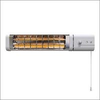 Elektrische Badkamerstraalkachel 1500W 2 standen met trekschakelaar aan uit infrared 155 met bewegingsmelder