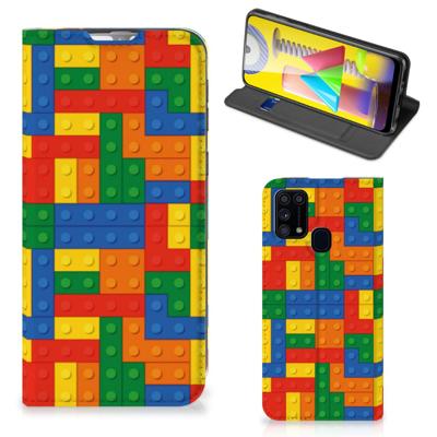 Samsung Galaxy M31 | Hoesje met Magneet | Blokken
