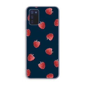 Framboosjes: Samsung Galaxy A03s Transparant Hoesje