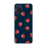Framboosjes: Samsung Galaxy A03s Transparant Hoesje