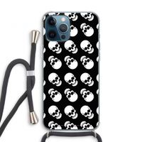 Musketon Skulls: iPhone 12 Pro Transparant Hoesje met koord
