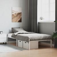 Bedframe metaal wit 100x200 cm Bedframe metaal wit 100x200 cm