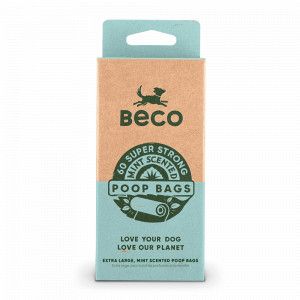 Beco Bags Poepzakjes Mint - 60 stuks 3 verpakkingen