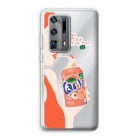 Peach please!: Huawei P40 Pro Plus Transparant Hoesje