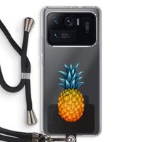 Grote ananas: Xiaomi Mi 11 Ultra Transparant Hoesje met koord