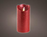 Led kaars wax vlam verlichting 15 cm kerstrood Led kaars wax vlam verlichting 15 cm kerstrood