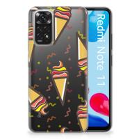 Xiaomi Redmi 10 | Redmi Note 11 4G | Siliconen Case | Icecream