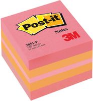 Post-It 2051-P zelfklevend notitiepapier Vierkant Oranje, Roze, Geel 400 vel Zelfplakkend - thumbnail