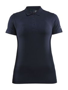 Craft 1910385 Adv Essence Seamless Polo Wmn - Navy - S