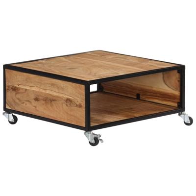 Salontafel 70x70x32 cm massief acaciahout