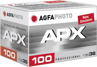 Agfaphoto analoge zwart-witfilm, ISO 100, rol van 36 foto&apos;s