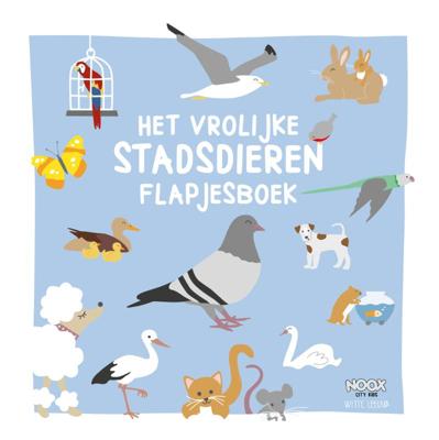 Het vrolijke stadsdieren flapjesboek (Hardback)