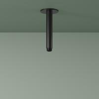 Plafondbuis Hotbath Ace 15 cm Geborsteld Zwart PVD