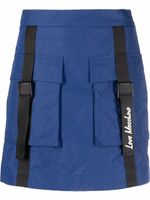 Love Moschino jupe cargo à taille haute - Bleu