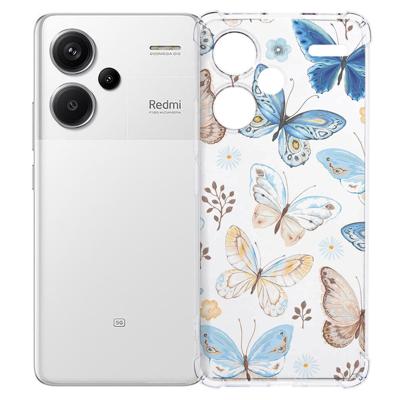 Xiaomi Redmi 13 Pro Plus Hoesje - Vlinder TPU Antishock Xiaomi Redmi 13 Pro Plus Hoesje - Vlinder TPU Antishock