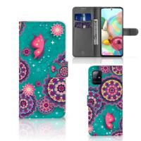 Samsung Galaxy A71 Hoesje Cirkels en Vlinders