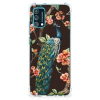 Samsung Galaxy M02s | A02s Case Anti-shock Pauw met Bloemen Samsung Galaxy M02s | A02s Case Anti-shock Pauw met Bloemen