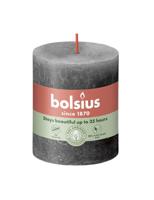 Bolsius kaars rustiek 7x8 cm stormy grey