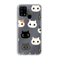Katten: Samsung Galaxy M31 Transparant Hoesje