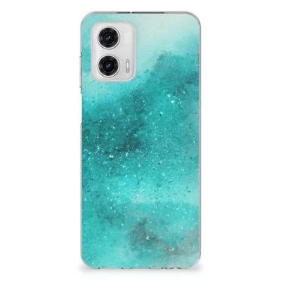 Smartphone hoesje Motorola Moto G73 Painting Blue
