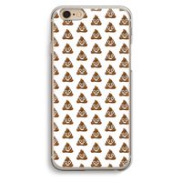 Poop emoji: iPhone 6 / 6S Transparant Hoesje