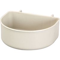 Hondenvoerbak voor Transportbox 9 x 9 x 28 cm Flamingo Beige - thumbnail