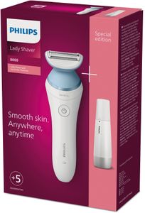 Philips SHAVER Series 8000 Lady BRL166/91 Snoerloos scheerapparaat voor nat en droog gebruik