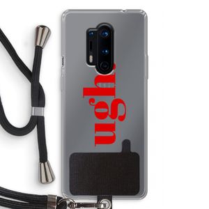 Ugh: OnePlus 8 Pro Transparant Hoesje met koord