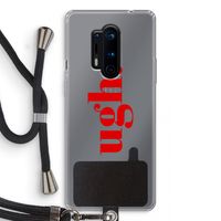 Ugh: OnePlus 8 Pro Transparant Hoesje met koord